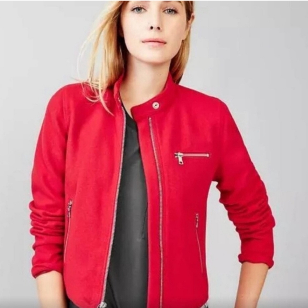 Gap Bright Red Winter Jacket - image 1